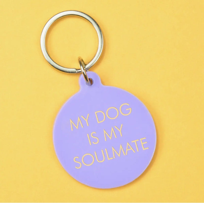 Keyring - Lilac - My Dog Is My Soulmate image